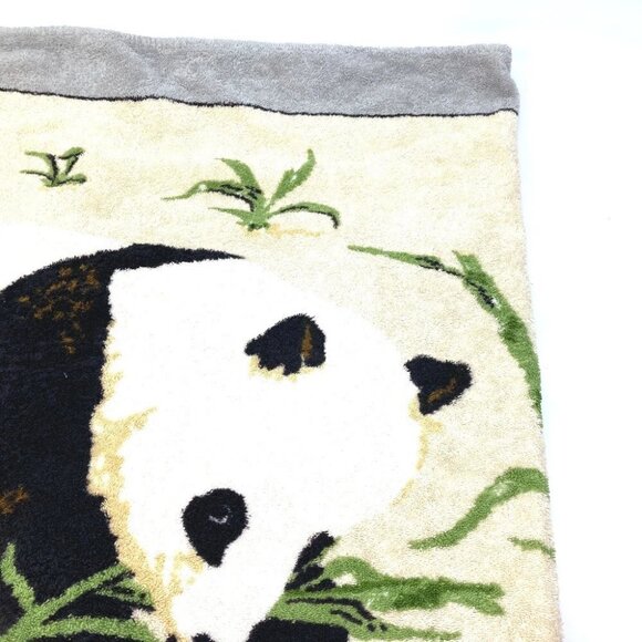 HERMES Panda Beach towel bath towel cotton gray - Picture 2 of 10